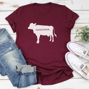 Carnivore Unisex T-Shirt | Carnivore Diet Tee, Carnivore Apparel, Meat Based Tee, Carnivore Gifts | Keto Apparel, Meat Lover Gift, BBQ Lover