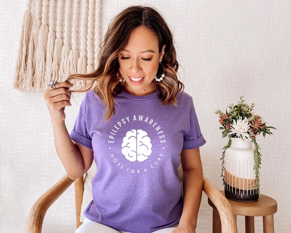 Epilepsy Awareness hope for A Cure Unisex T shirt Seizure
