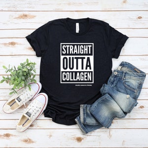 EDS "Straight Outta Collagen" Unisex T-Shirt | Ehlers-Danlos Syndrome, Connective Tissue Disorder, Dysautonomia, Rare Disease Tee