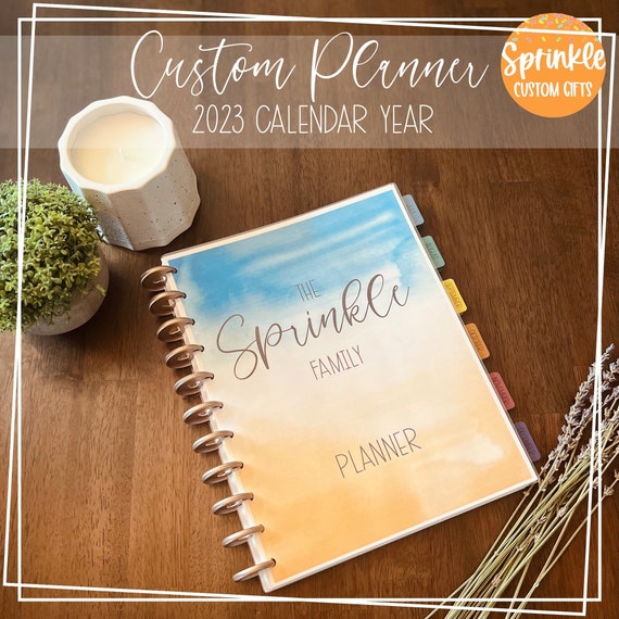 Custom Planner 2023 Calendar Year Etsy.de