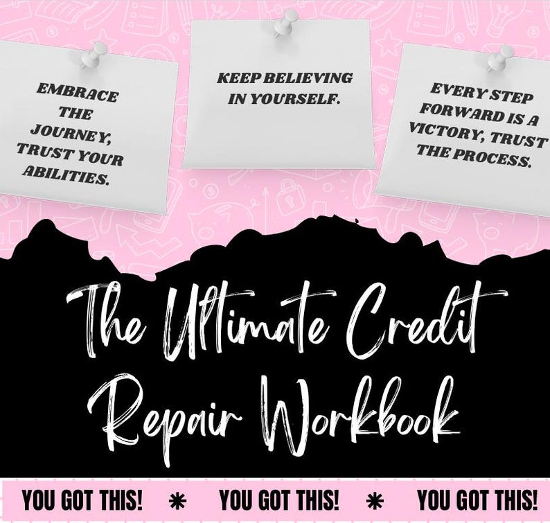 Credit Repair Workbook - Etsy