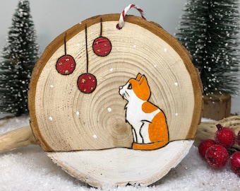 Décoration de Noël personnalisée aux couleurs de votre chat