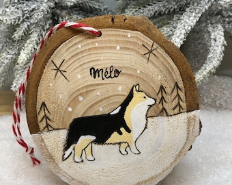 Décoration de Noël personnalisée aux couleurs de votre chien