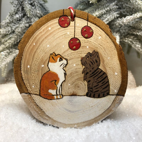 Décoration de Noël personnalisée aux couleurs de vos chats