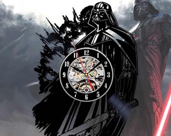 Star Wars Vinyl Clock | Etsy