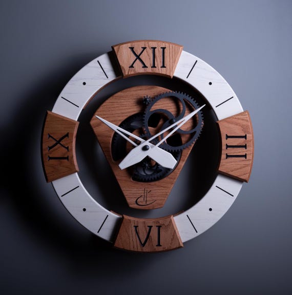 Holzuhr Wanduhr Individuell Gestalten Große Holz Wanduhr, Holz