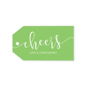 Personalized Gift Tags |  Custom Gift Tags  |  Cheers Gift Tags