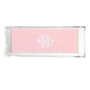 Acrylic Tray |  Catchall Tray  |   Monogrammed Tray  |   Paper Insert Tray  |   Personalized Gift