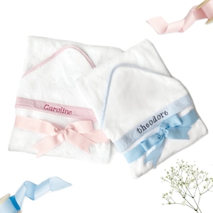 Baby Hooded Towel  |  Embroidered Baby Hooded Towel  | Kids Hooded Towel  | Monogrammed Baby Towel  |  Baby Gift  |  Personalized Baby Gift