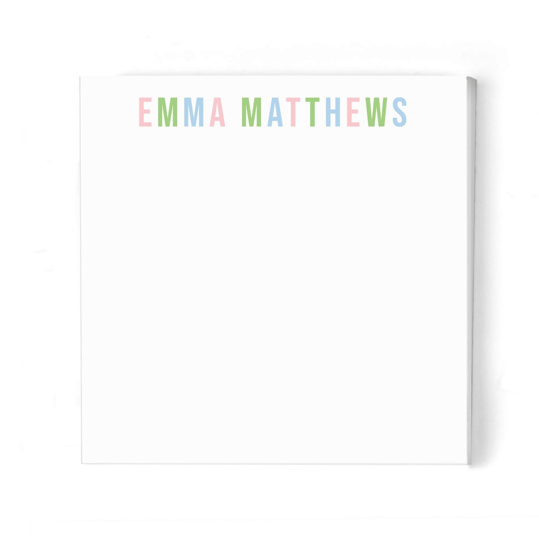 Kids Personalized Notepad | Kids Gift | Kids Coloring Pad | Kids ...