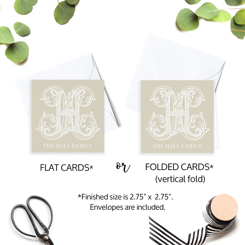Enclosure Cards With Envelopes Personalized Gift Enclosure Etsy