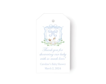 Baby Shower Gift Tags   |  Custom Gift Tags  |   Baby Boy Shower Gift Tags  |   Baby Party Favor Gift Tags