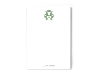 Monogrammed Notepad, Custom Stationery