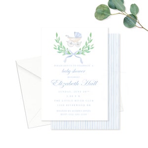 Baby Boy Shower Invitations  |   Printed Baby Shower Invitations   |   Digital Baby Shower Invitation