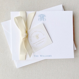 Personalized Note Card |  Personalized Stationery |  Monogrammed Stationery | Wedding Gift  | Gift for Her |  Personalized Gift