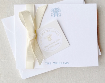 Personalized Note Card |  Personalized Stationery |  Monogrammed Stationery | Wedding Gift  | Gift for Her |  Personalized Gift
