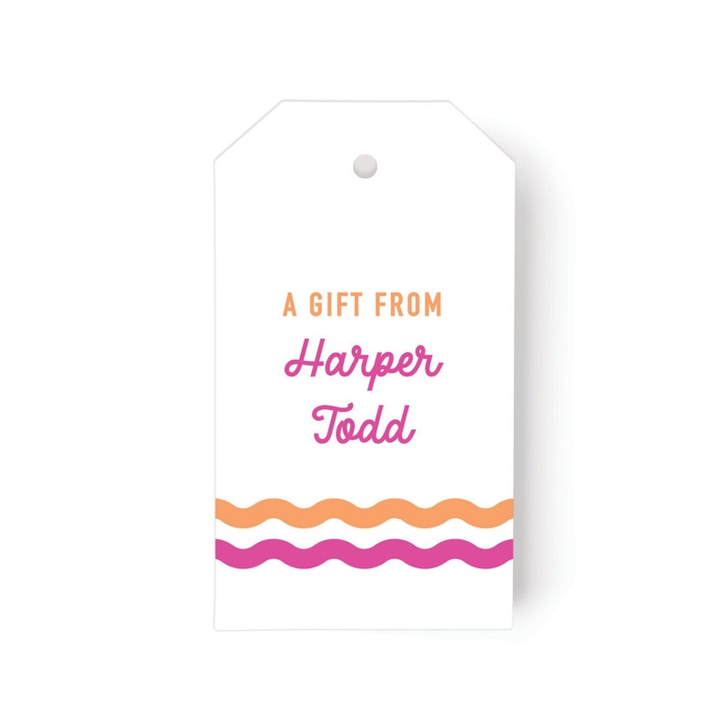 Personalized Gift Tags Kids Gift Tags Girls Gift Tags Personalized Gift Tags Set of 24 Printed Gift Tags image 3