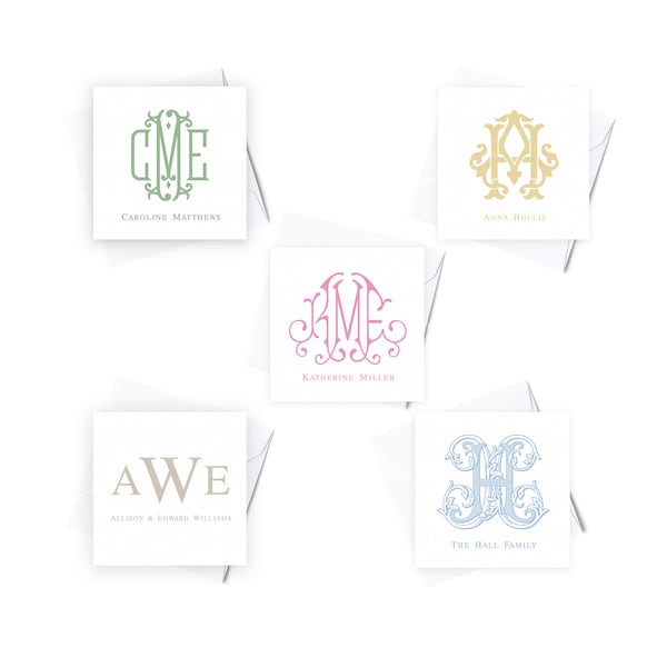 Enclosure Cards  |  Personalized Gift Enclosure Cards   |  Monogrammed Gift Enclosure Cards  |  Gift Enclosure Cards |  Gift Tags