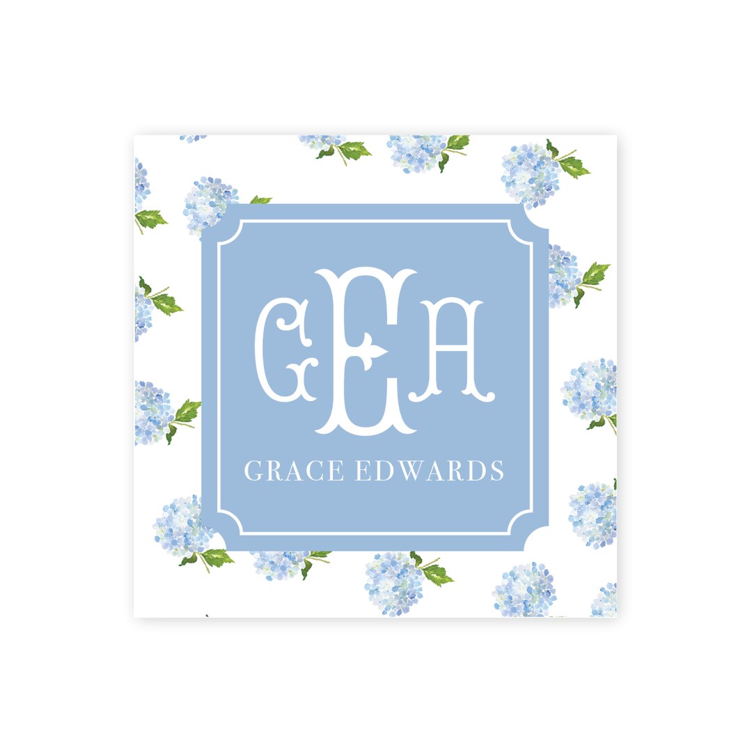 Personalized Gift Enclosure Cards Monogrammed Gift Enclosure Cards Gift