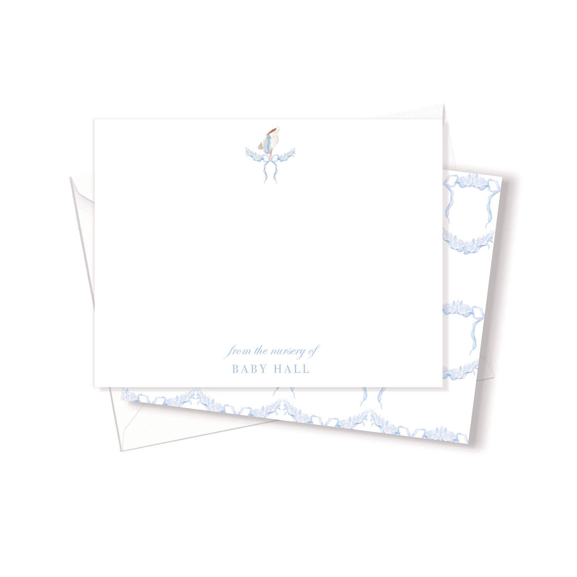 Baby Shower Thank You Note Cards | Personalized Note Card ...