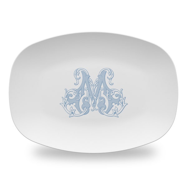 Serving Platter Plastic |  Personalized Platter |  Monogrammed Platter  |  Hostess Gift  |  Personalized Gift  |  Housewarming Gift