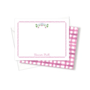 Girls Stationery   | Thank you notes for Kids  | Strawberry Stationery Set   |  Girls Personalized Stationery