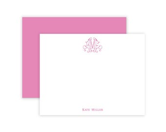 Monogram Note Card |  Personalized Stationery | Stationery Set  | Thank you Notes |  Personalized Gift