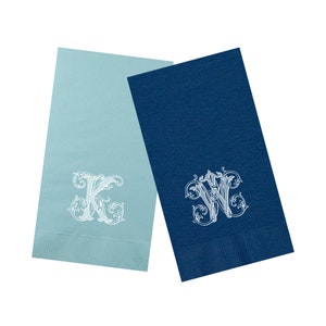 Personalized Monogram Guest Towels: 3-Ply Elegant Gift