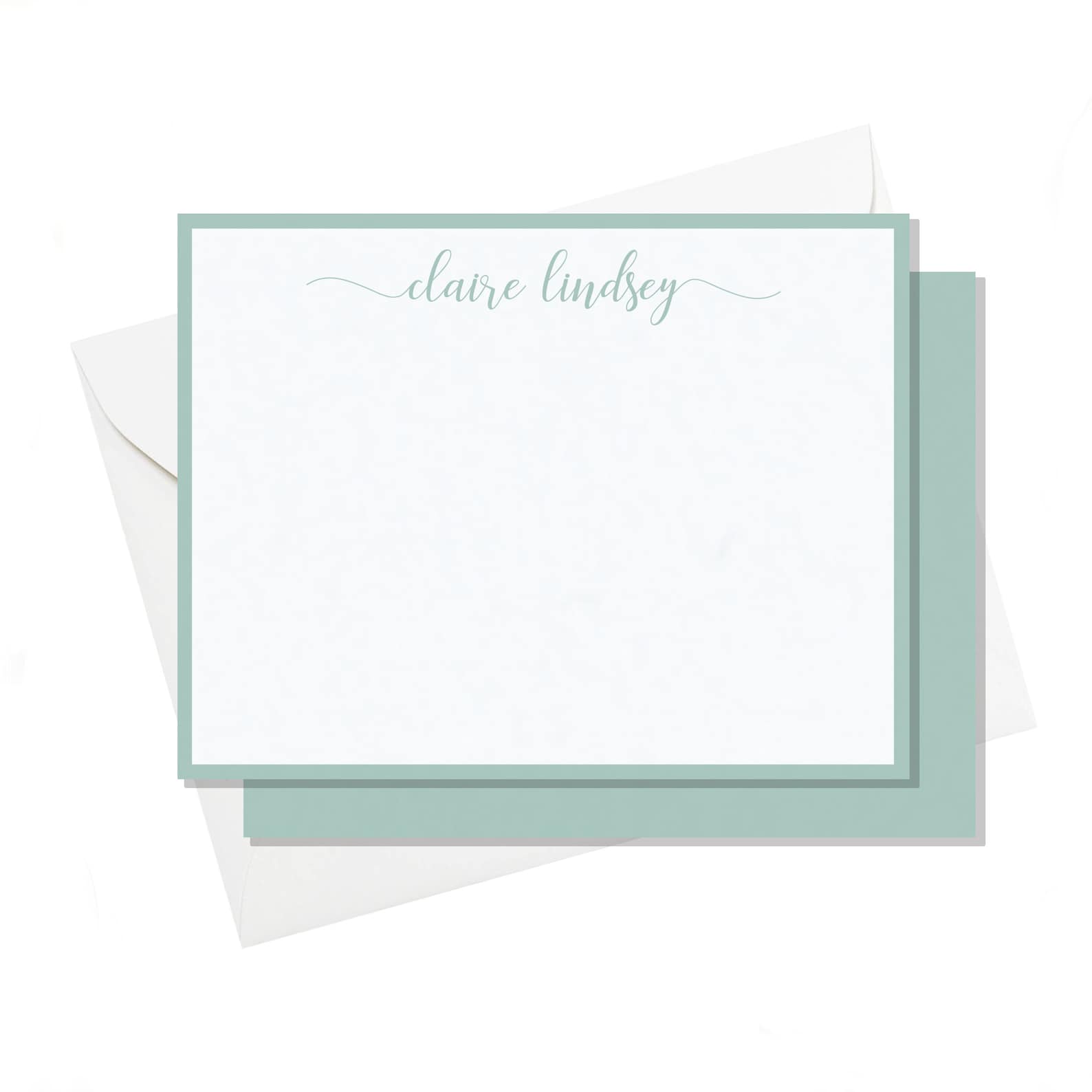 Courtesy Note Card Personalized Note Card | Personalized Stationery | Monogrammed ...