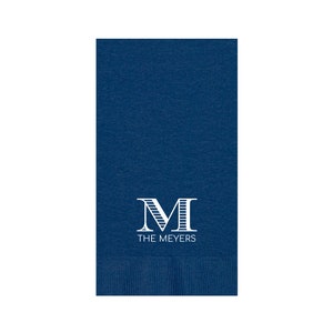 Personalized Guest Towels: Monogrammed 3-Ply Napkins