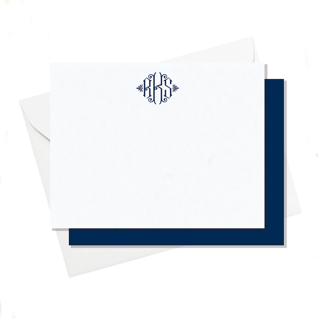 Personalized Note Card | Personalized Stationery | Monogrammed ...