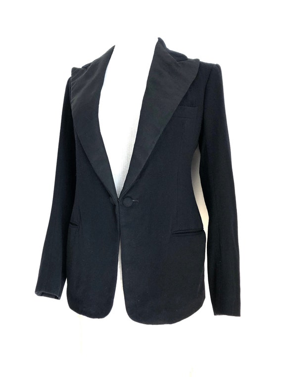 Vintage 1930's Wool Tuxedo Dinner Jacket