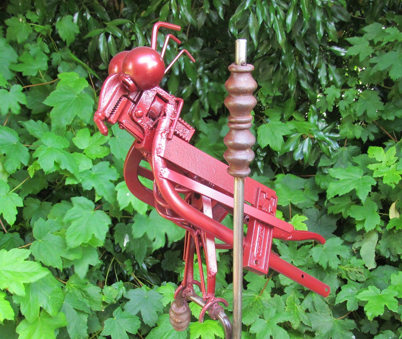 Metal Hawk Garden Ornament Metal Garden Ornament Yard Art Etsy