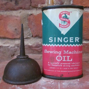 Singer Oil Can -  UK