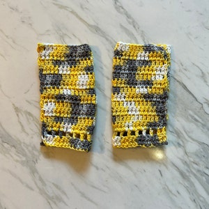 Yellow Speckled Dishcloth Set