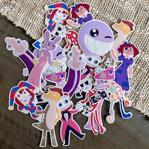 The Amazing Digital Circus Vinyl Stickers Fanart!