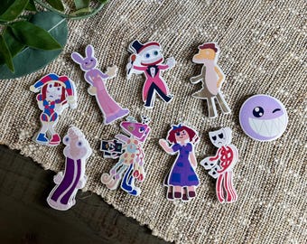 The Amazing Digital Circus Vinyl Stickers Fanart!