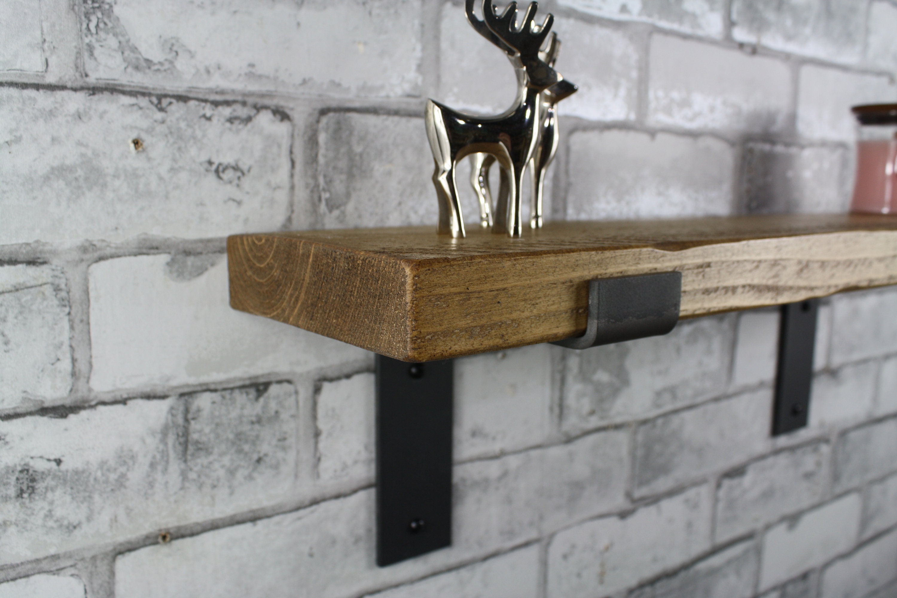 Scaffold Board Shelves and Brackets150mm Depth Made to Your Etsy UK