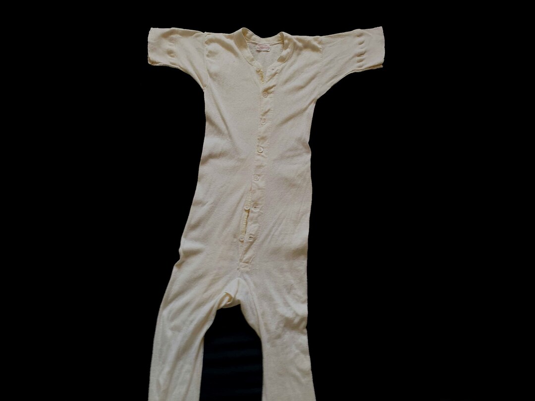Antique Boys Wool Union Suit by Oneita Etsy