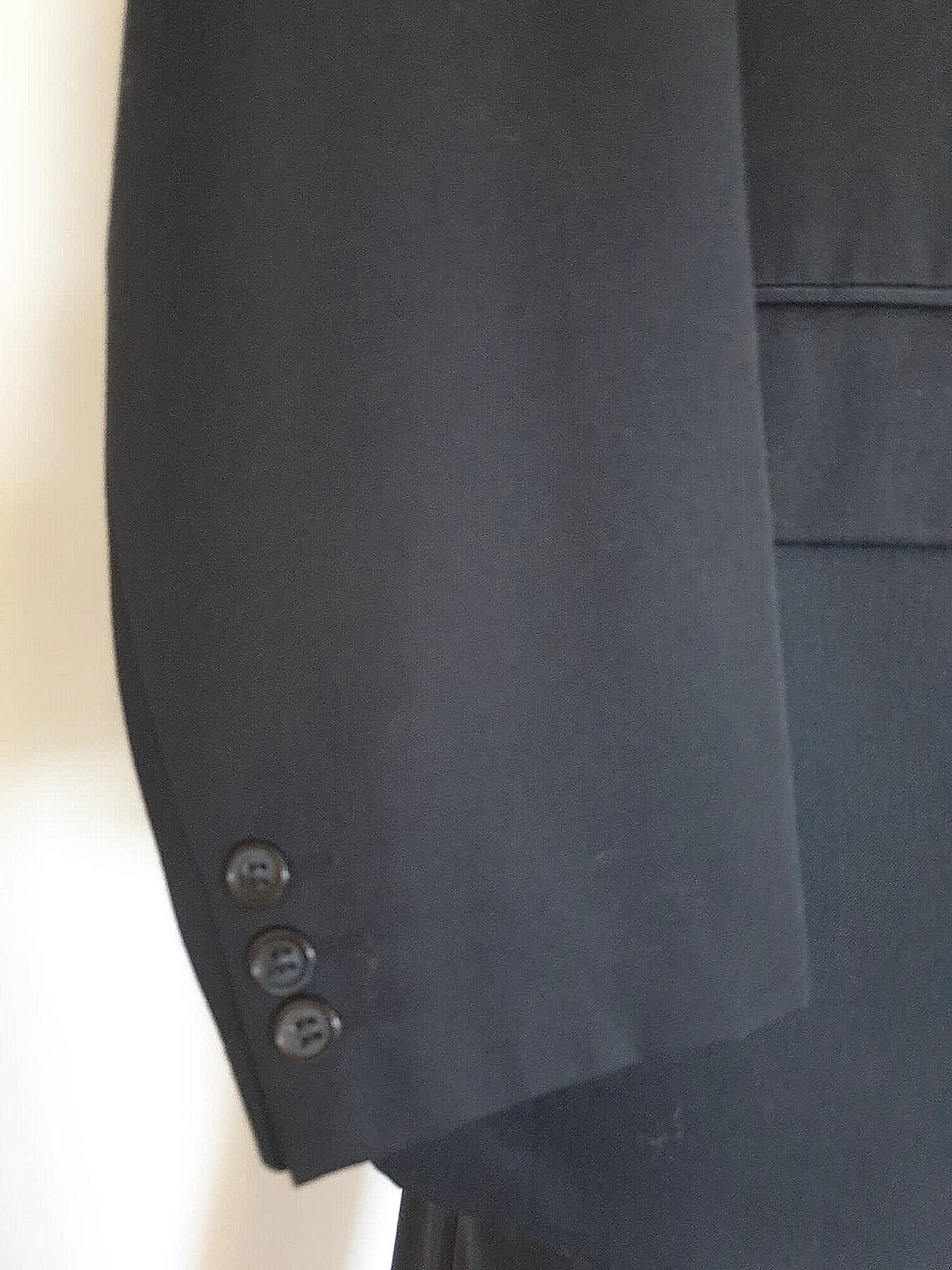 10721 Navy Blue Double-Breasted Jacket