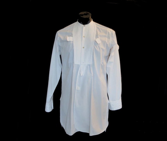 Collarless Dress Shirt by Eldridge & Young - 1940s