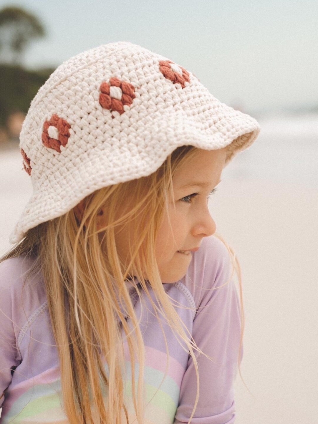 BUCKET HAT Girls Baby Hat Beach Kids Toddler Hat Summer Baby Womens Hat Baby Widebrim Childrens