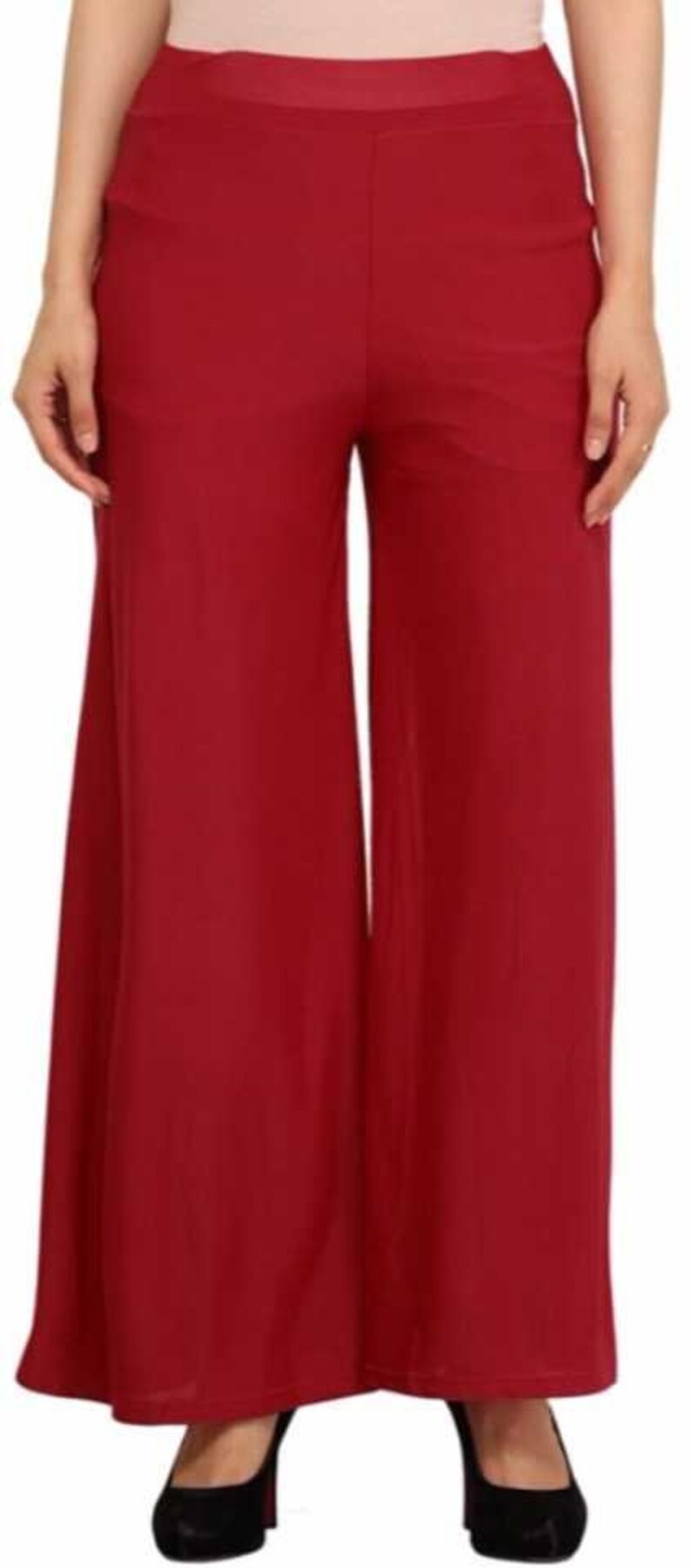 Stylish Palazzo Pant Rayon Cotton Harem Pajama Loos Fit Plazo Trouser Plus Size