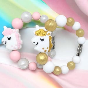 Unicorn Charm - Great for Backpacks, Water Bottles, Keychains, Tumblers - Cute Unicorn Accessories, Silicone Charms