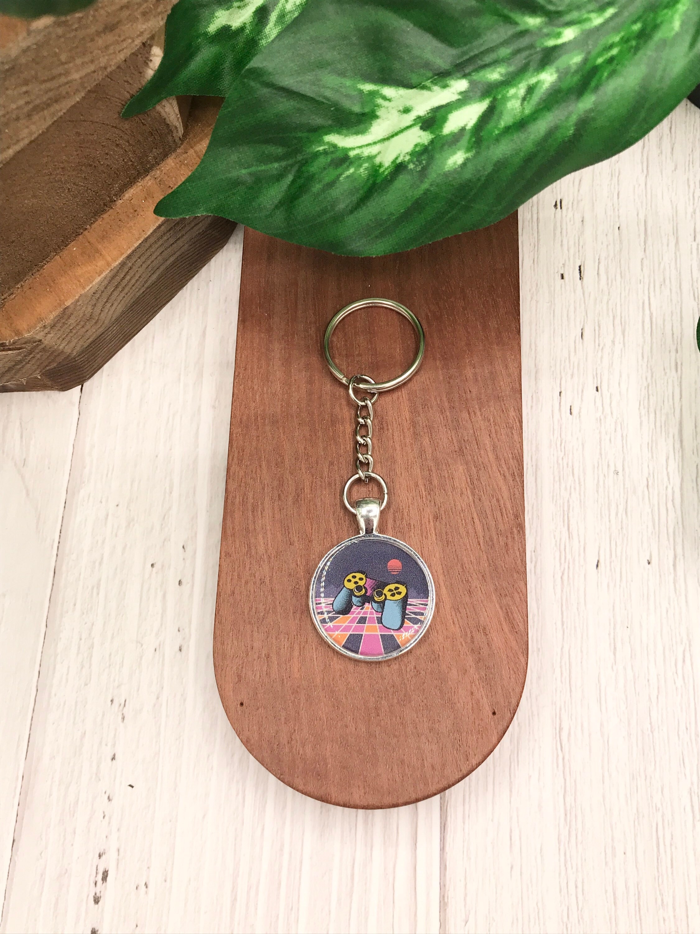  Gaming Keychain Retro Gaming Keychain Gamer Gift Gamer Etsy