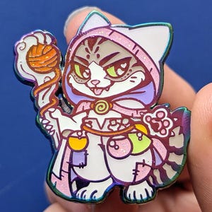 Hard Enamel Cat Pin