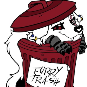 Furry Trash Fursonpins fursona