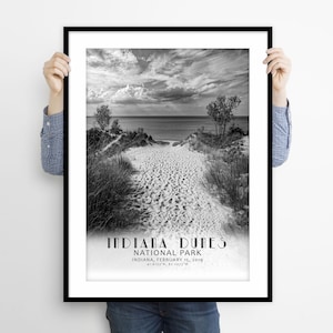 Indiana Dunes National Park Poster, Indiana Dunes National Park Print, National Park Poster, Indiana Dunes National Park Wall Art Decor