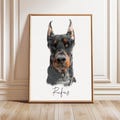 Custom Pet Portrait: Digital Painting, Dog & Cat Memorial, Keepsake Gift Artwork Decor product logo