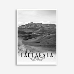 Haleakala National Park Poster, Haleakala Hawaii National Park Print